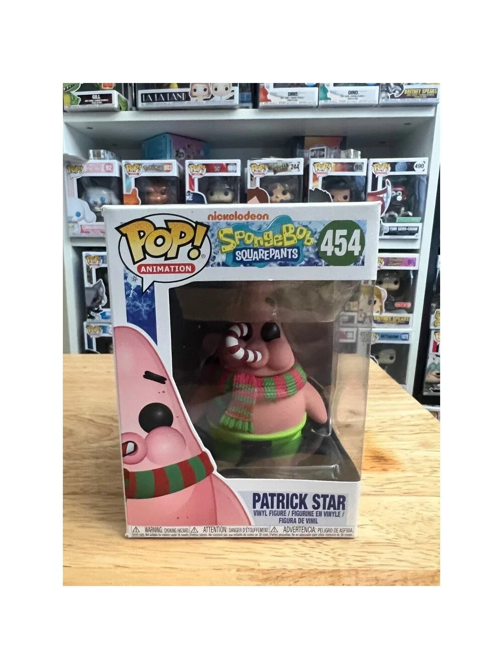 VAULTED Patrick Star Holiday Funko Pop #453 Christmas Tree Spongebob Squarepants
